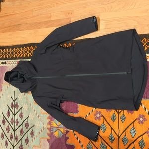 Lululemon Rain Rebel parka jacket waterproof M 8 black raincoat